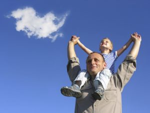 Boy and dad